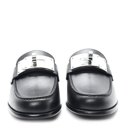 Hermes Calfskin Iota Mules 35 Black 3 of 10