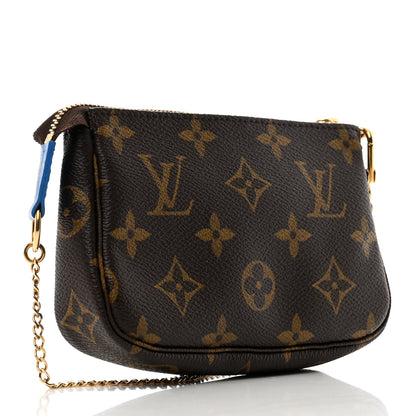 Louis Vuitton Monogram 2019 Christmas Animation Mini Venice Pochette Accessories Blue 3 of 8