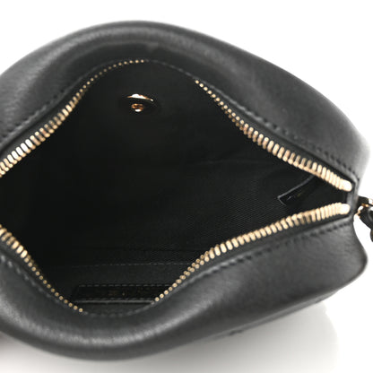 Chanel Goatskin Quilted Small Casual Trip Camera Case Black 5 of 10