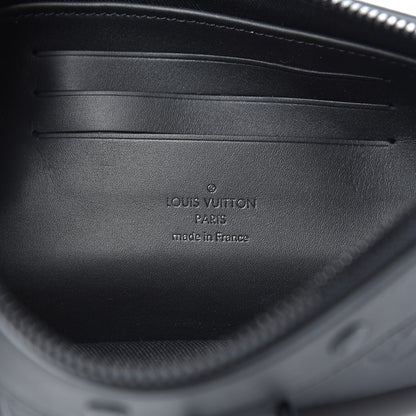 Louis Vuitton Calfskin Monogram Shadow Discovery Pochette PM Black 6 of 8