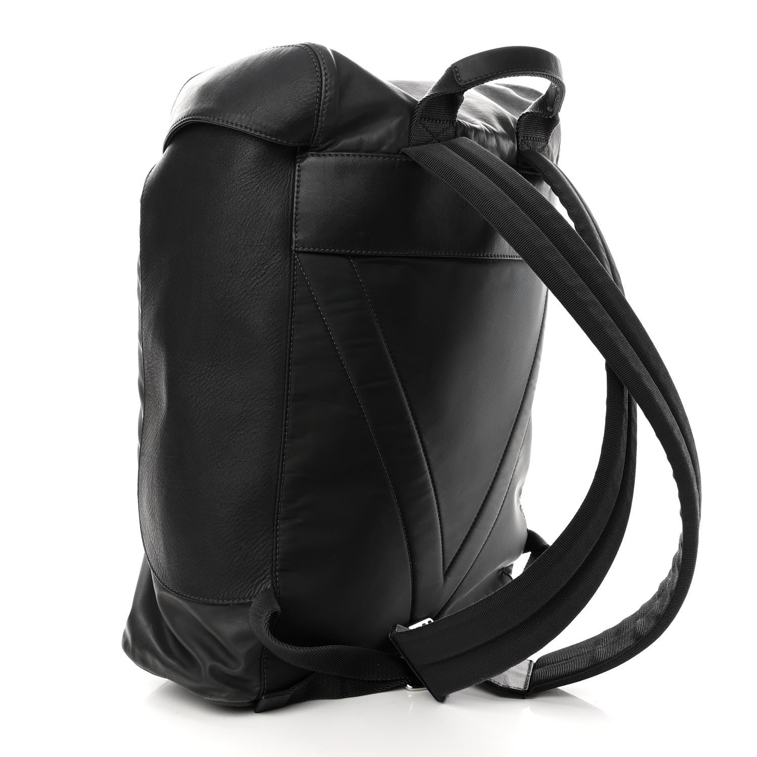 Louis Vuitton Calfskin Nylon V Line Pulse Backpack Asphalt 3 of 9