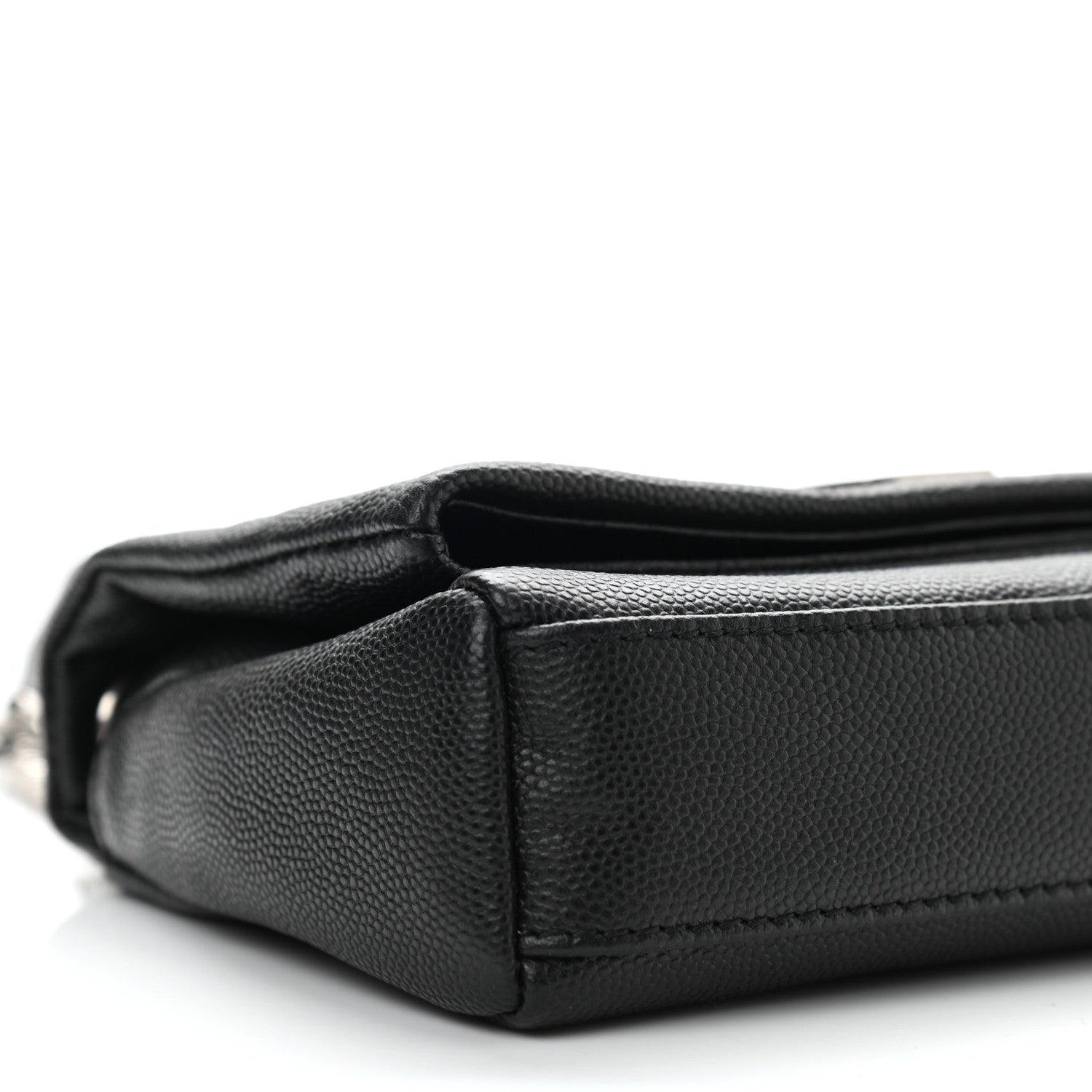 Saint Laurent Grain De Poudre Monogram Toy West Hollywood Fold-Over Bag Black 11 of 13