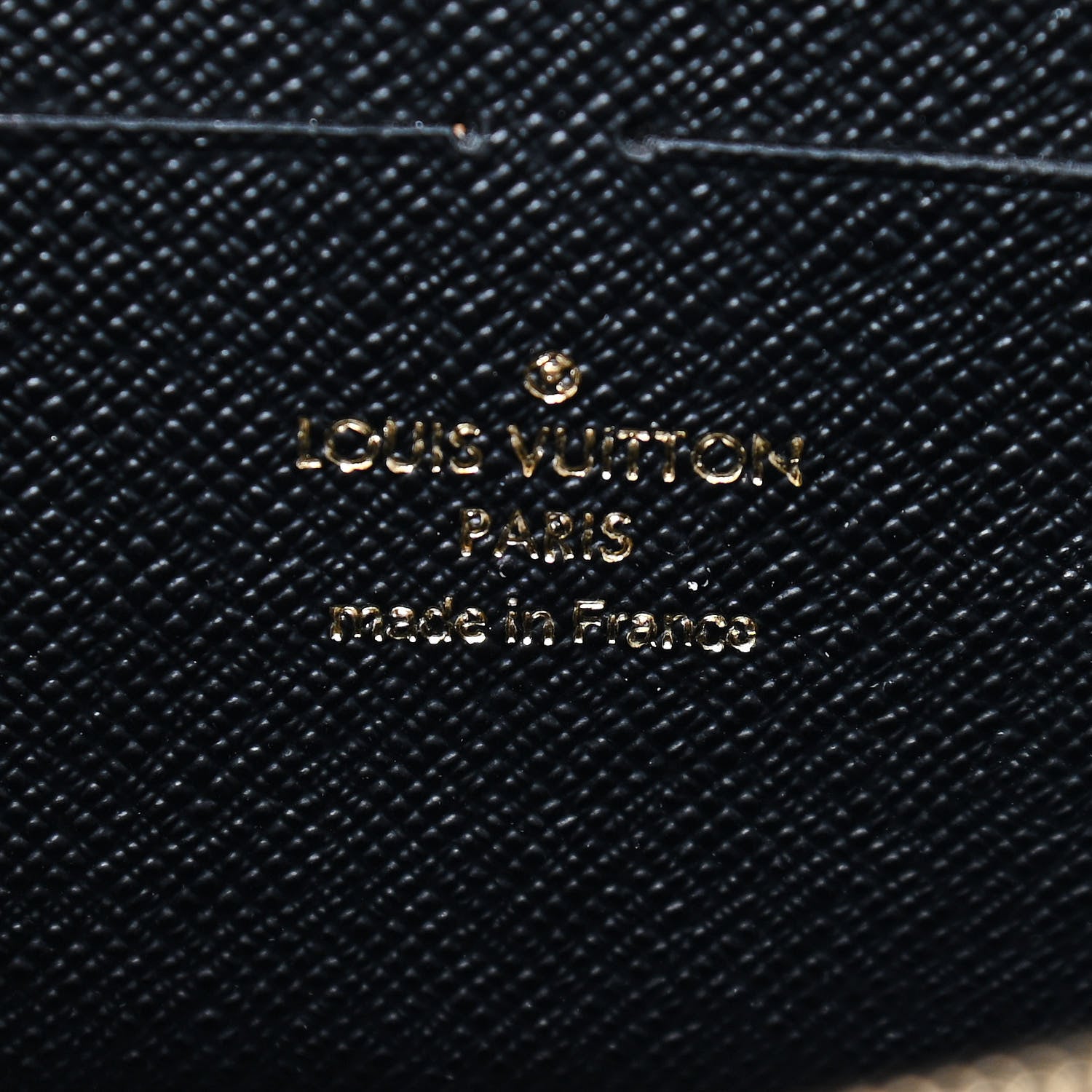 Louis Vuitton Calfskin Lace Flower Inlay Twist Chain Wallet Navy Black 8 of 9