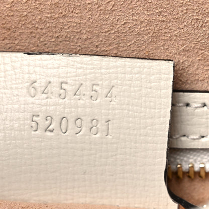 Gucci GG Supreme Monogram Small Horsebit 1955 Shoulder Bag Beige Mystic White 7 of 10