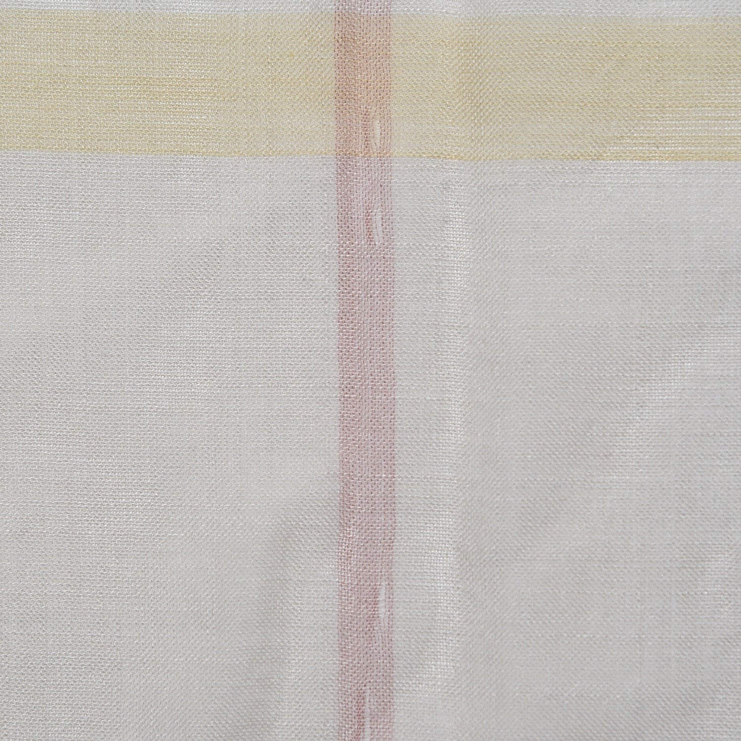 Burberry Wool Silk Gauze Giant Check Lightweight Scarf Primrose 6 of 6