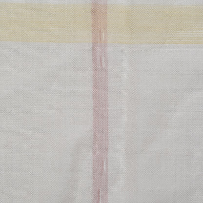Burberry Wool Silk Gauze Giant Check Lightweight Scarf Primrose 6 of 6