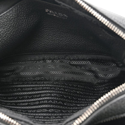 Prada Vitello Daino Soft Camera Crossbody Black 5 of 12