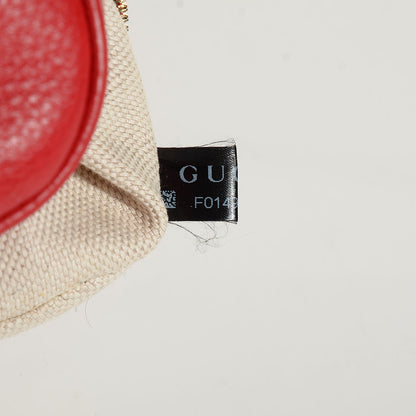 Gucci Pebbled Calfskin Small Soho Disco Bag Vibrant Red 8 of 9