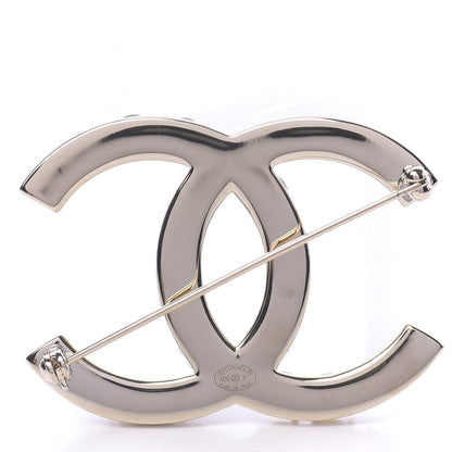 Chanel Pearl Crystal Bright Young Thing CC Brooch Gold 3 of 5