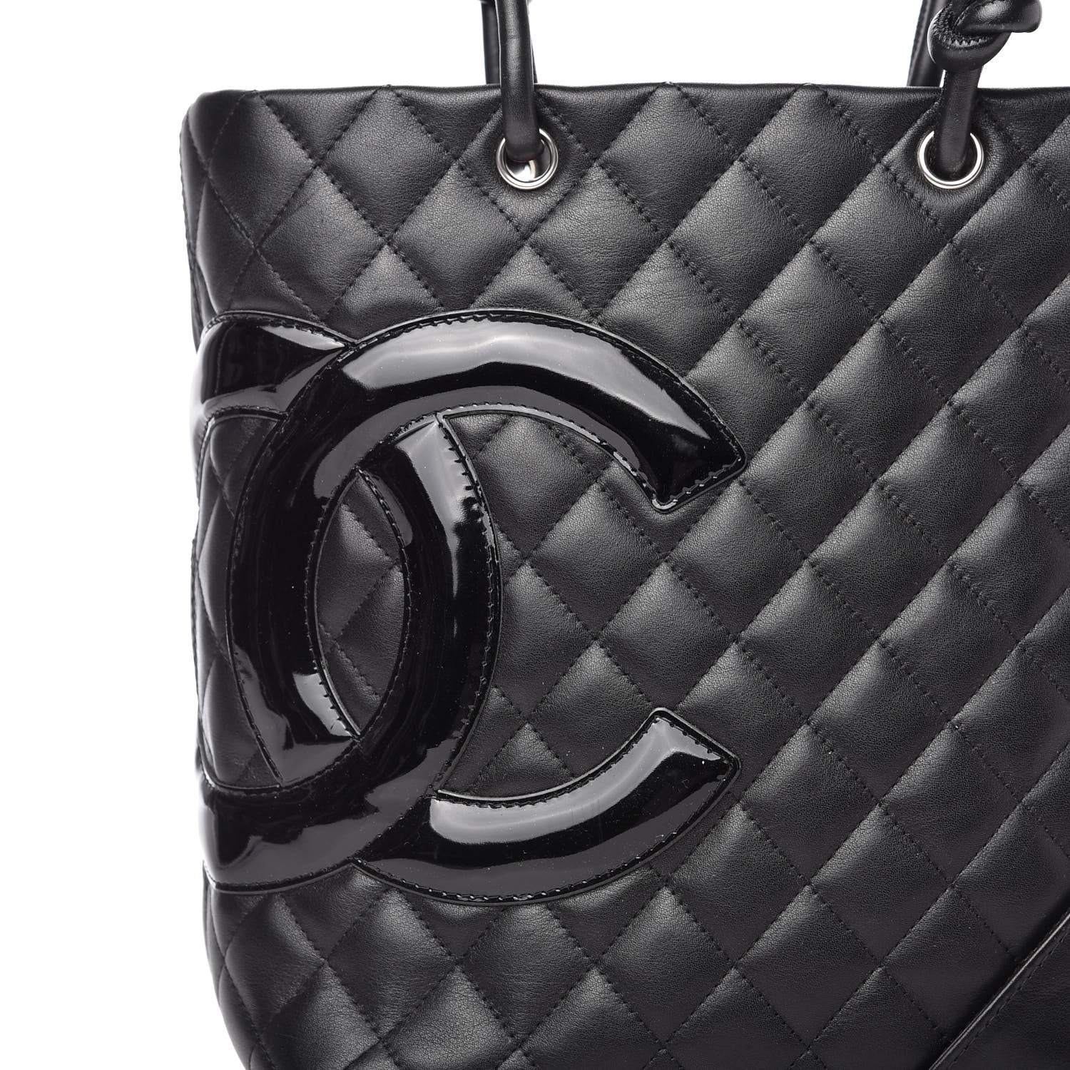Chanel Calfskin Quilted Medium Cambon Tote Black 10 of 10