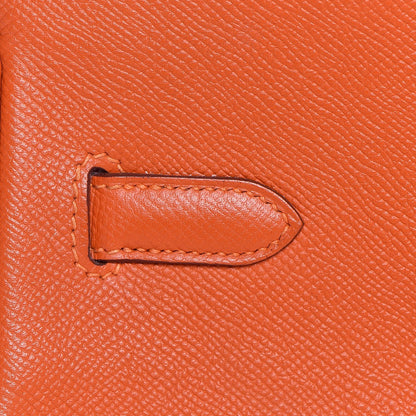 Hermes Epsom Birkin 35 Orange 10 of 37