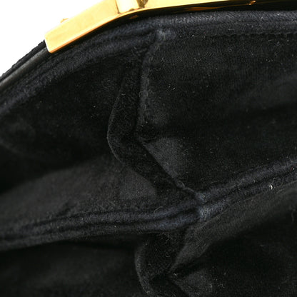 Prada Velvet City Calfskin Cahier Bag Black 15 of 17