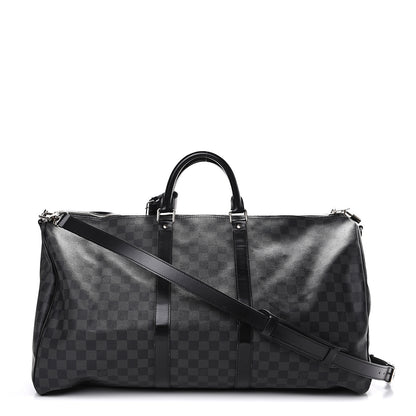 Louis Vuitton Damier Graphite Keepall Bandouliere 55 1 of 14