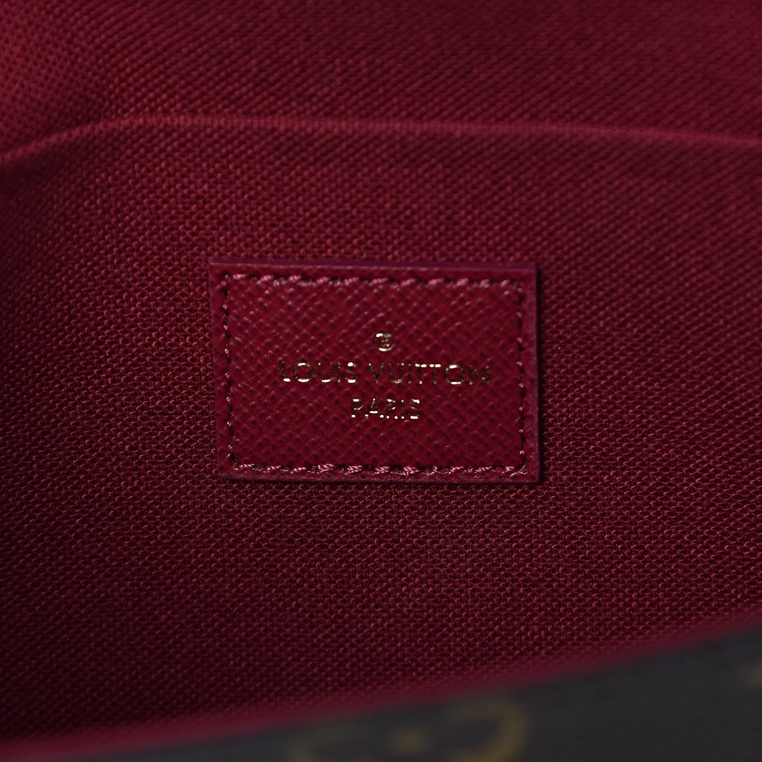 Louis Vuitton Monogram Pochette Felicie Chain Wallet Fuchsia 6 of 9