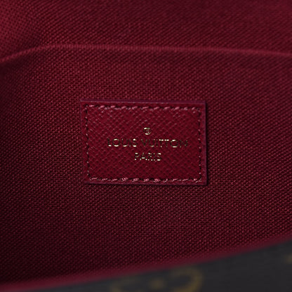 Louis Vuitton Monogram Pochette Felicie Chain Wallet Fuchsia 6 of 9