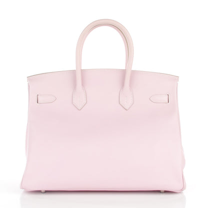 Hermes Swift Birkin 35 Rose Dragee 3 of 22