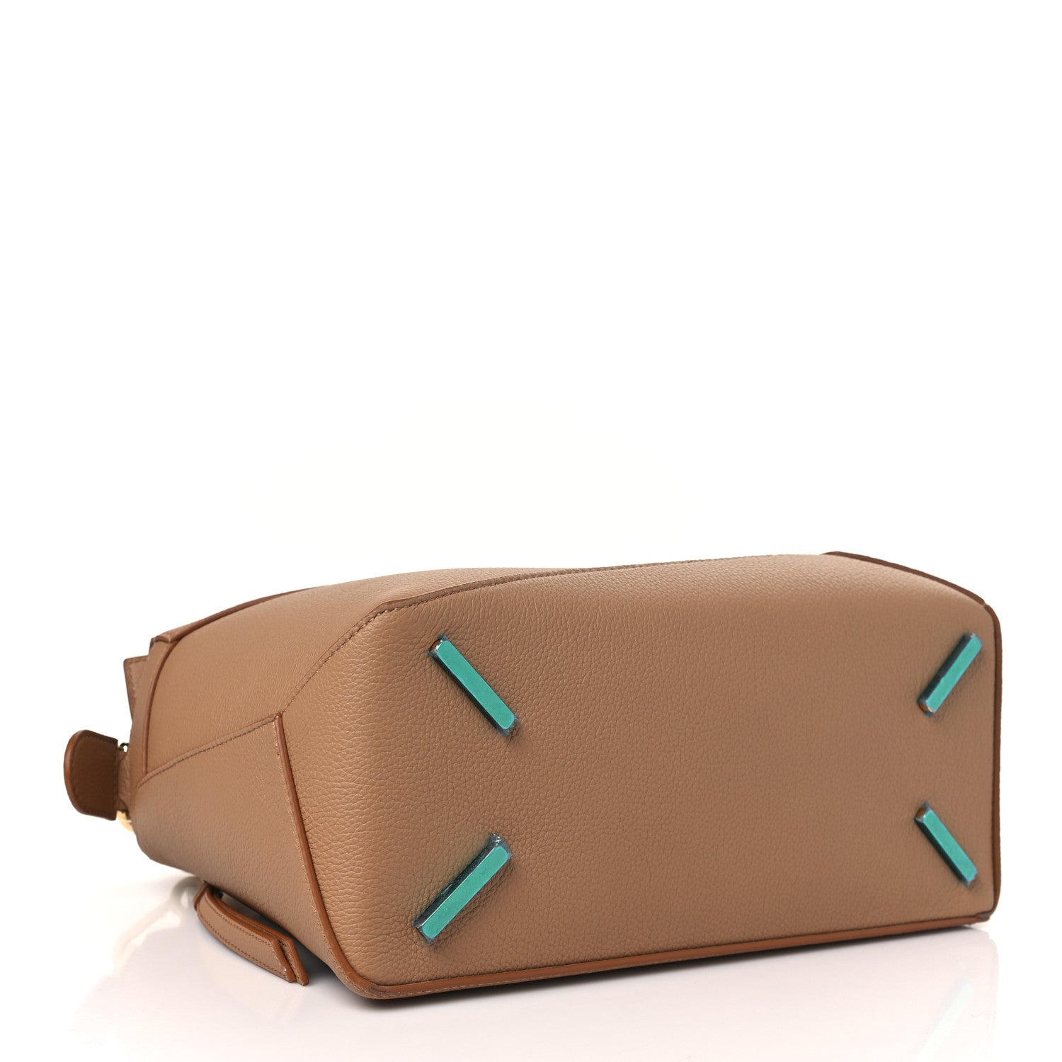 Loewe Grained Calfskin Medium Puzzle Edge Bag Toffee 4 of 10