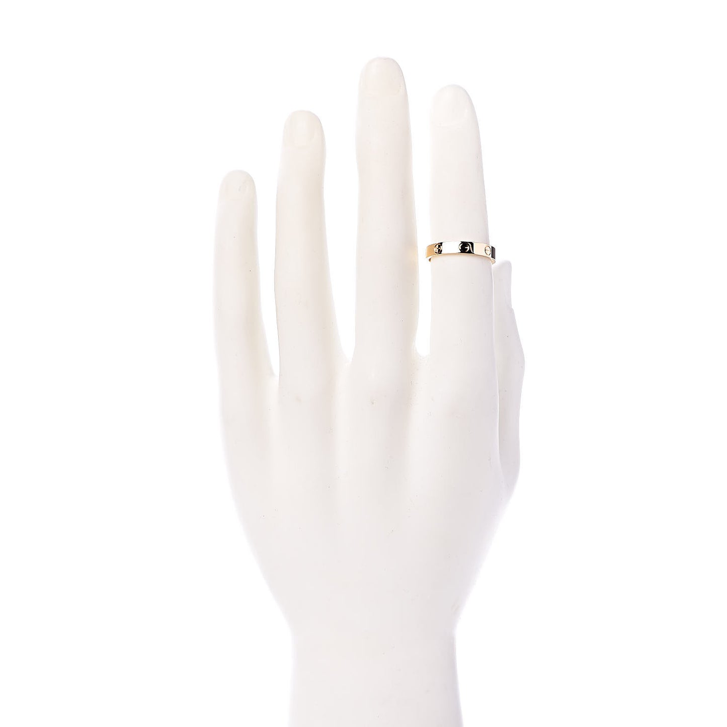 18K Pink Gold 3.5mm LOVE Wedding Band Ring 58 8.25