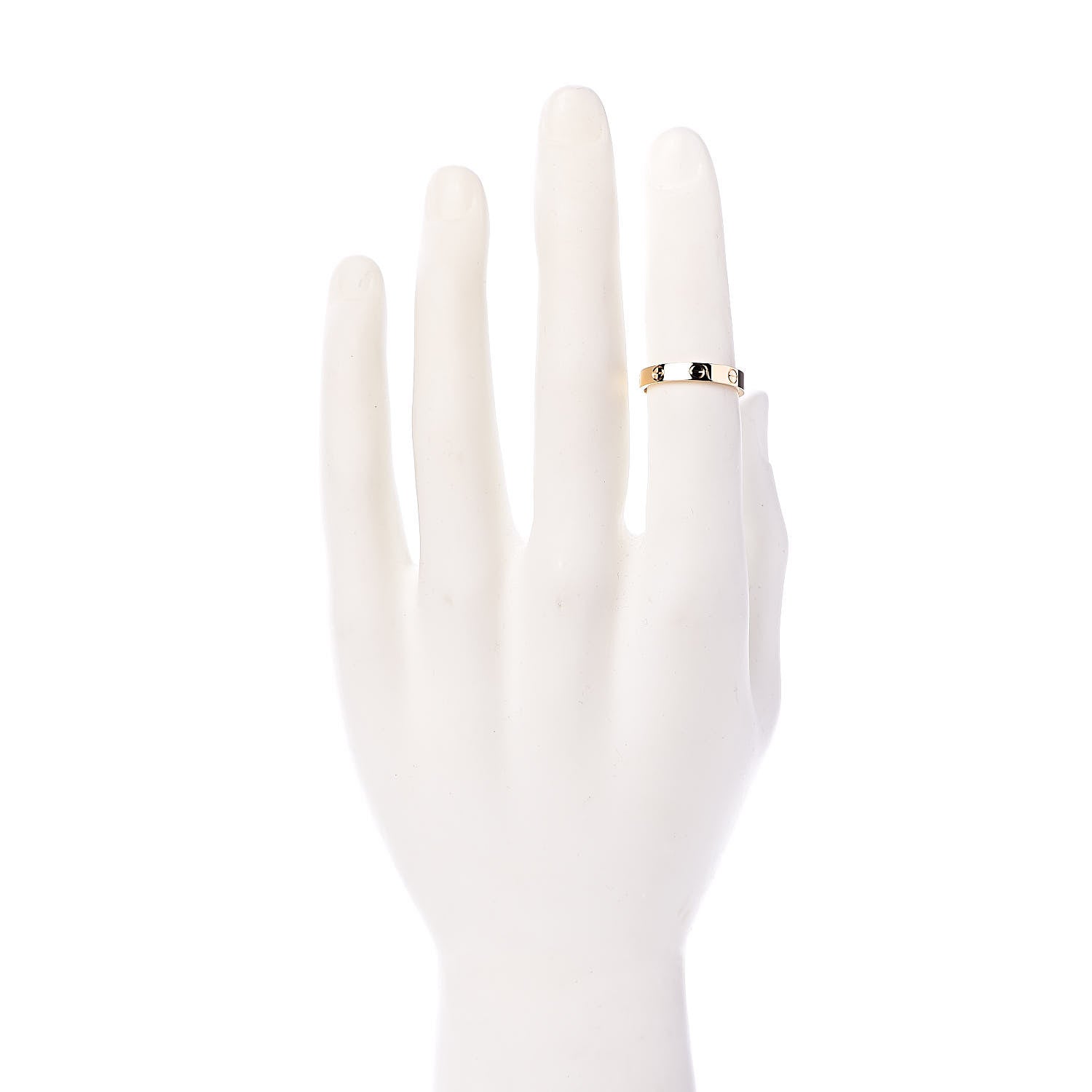 Cartier 18K Pink Gold 3.5mm LOVE Wedding Band Ring 58 8.25 2 of 5