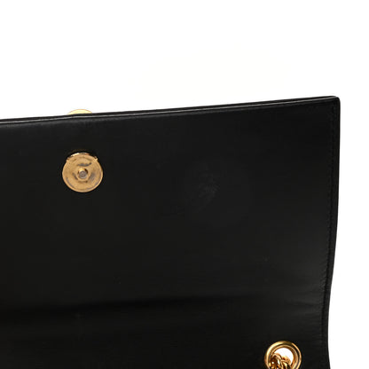 Saint Laurent Smooth Calfskin Small Classic Monogram Kate Tassel Satchel Black 6 of 9