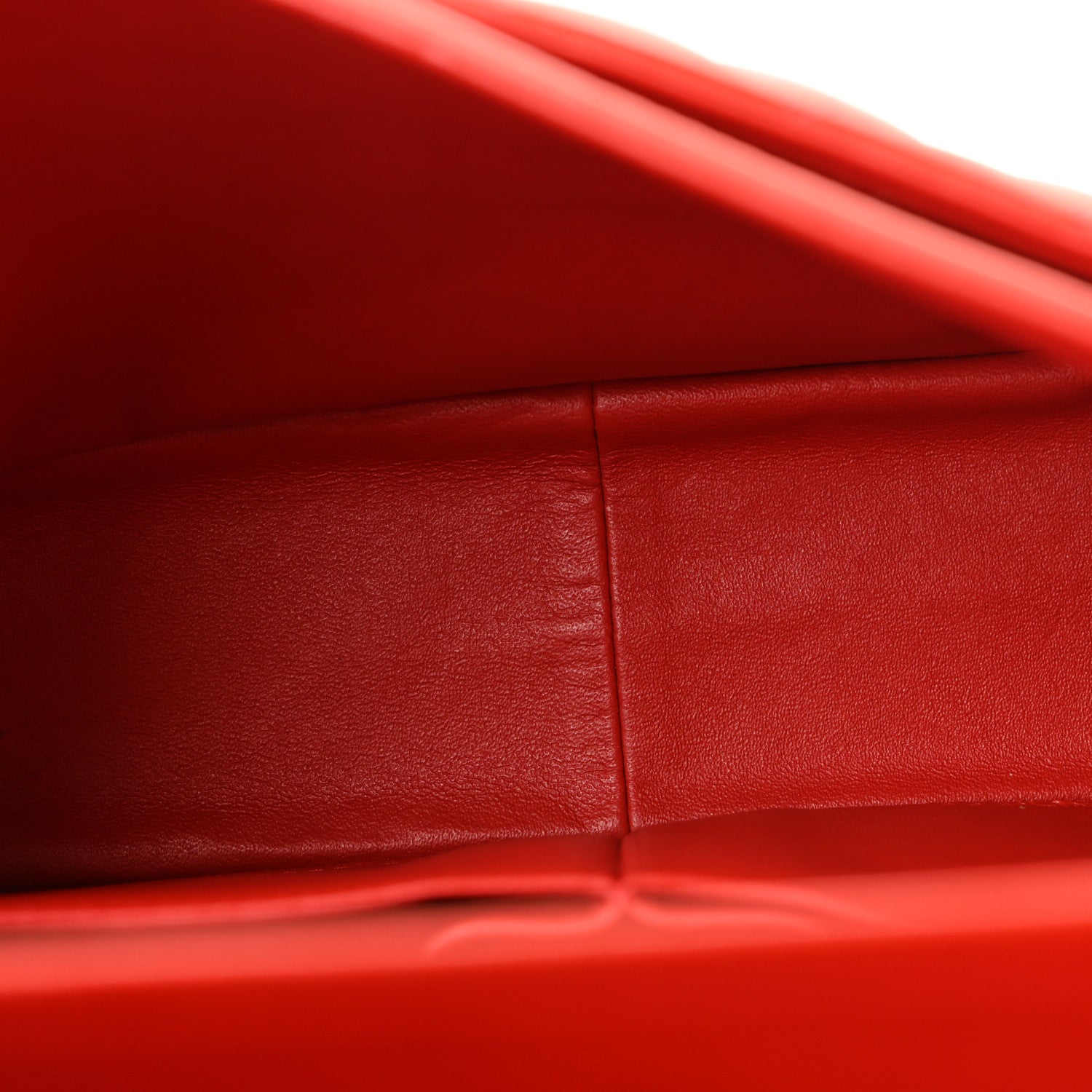 Chanel Lambskin Quilted Maxi Double Flap Red 11 of 43