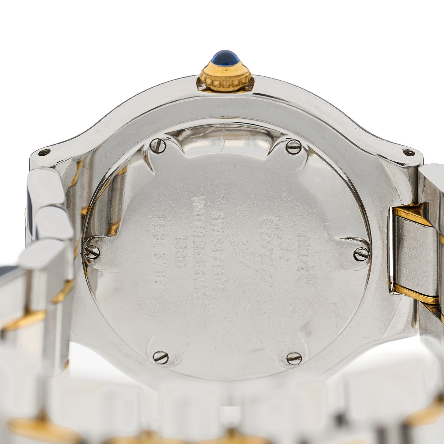 Stainless Steel 18K Yellow Gold 31mm Must De 21 Quartz Watch