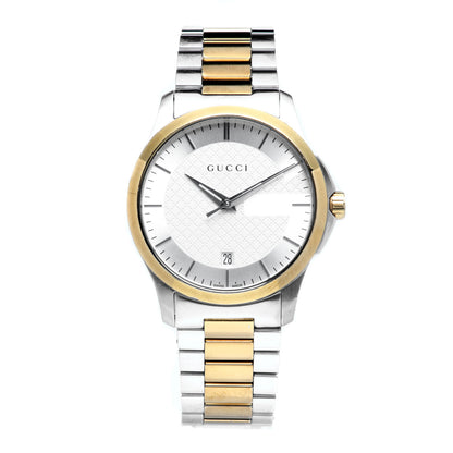 Gucci Stainless Steel 38mm G-Timeless Two Tone Quartz Watch 1 of 6