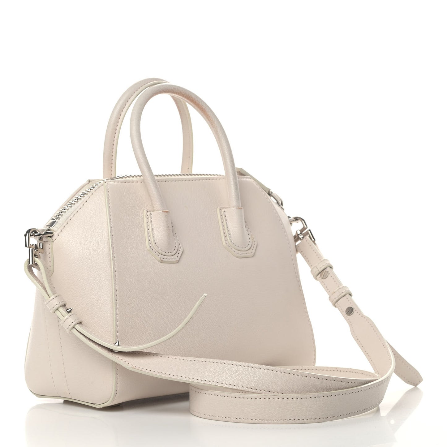 Sugar Goatskin Mini Antigona White