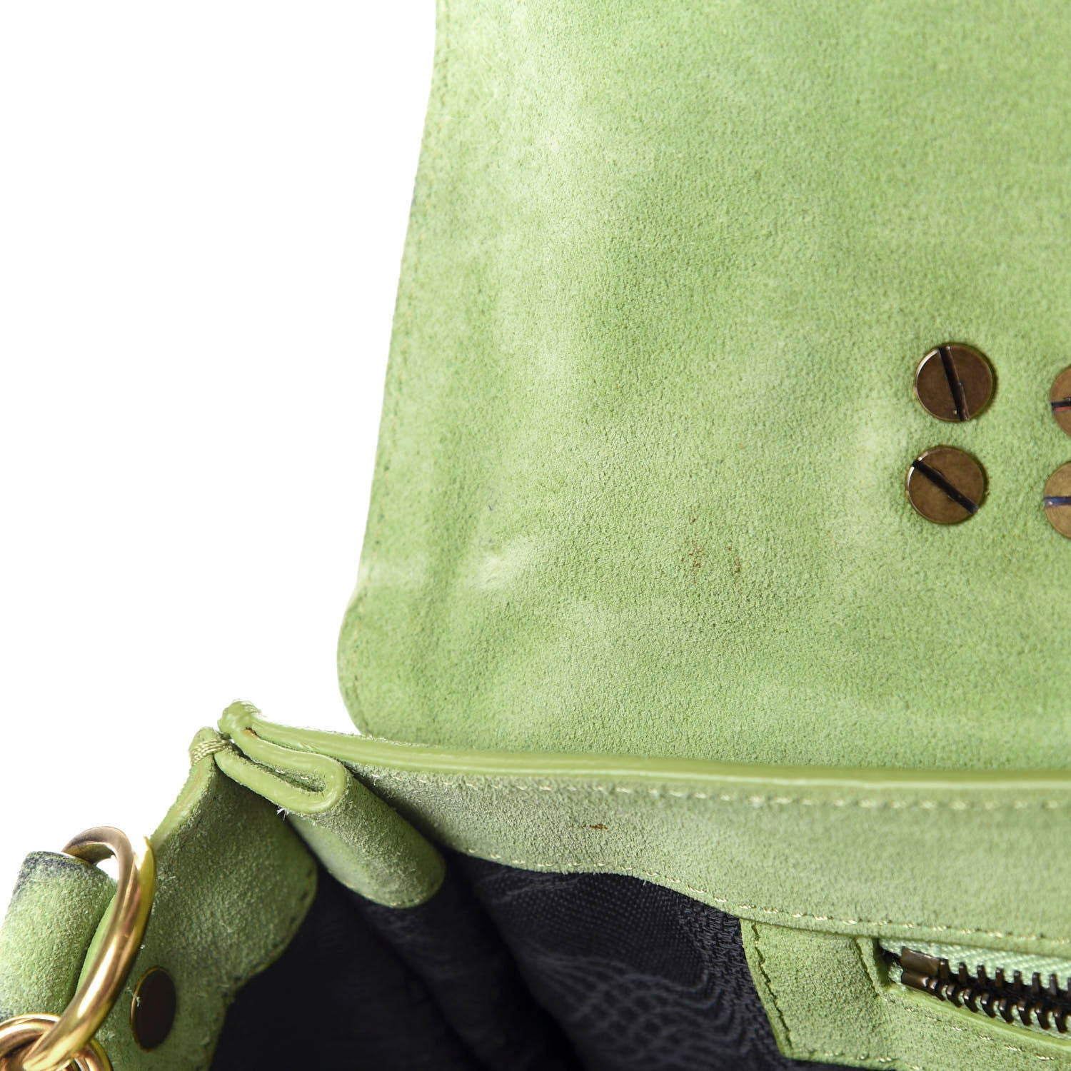 Proenza Schouler Suede Medium PS1 Satchel Grass 10 of 14