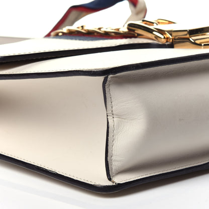 Gucci Calfskin Small Sylvie Shoulder Bag Off White 8 of 14