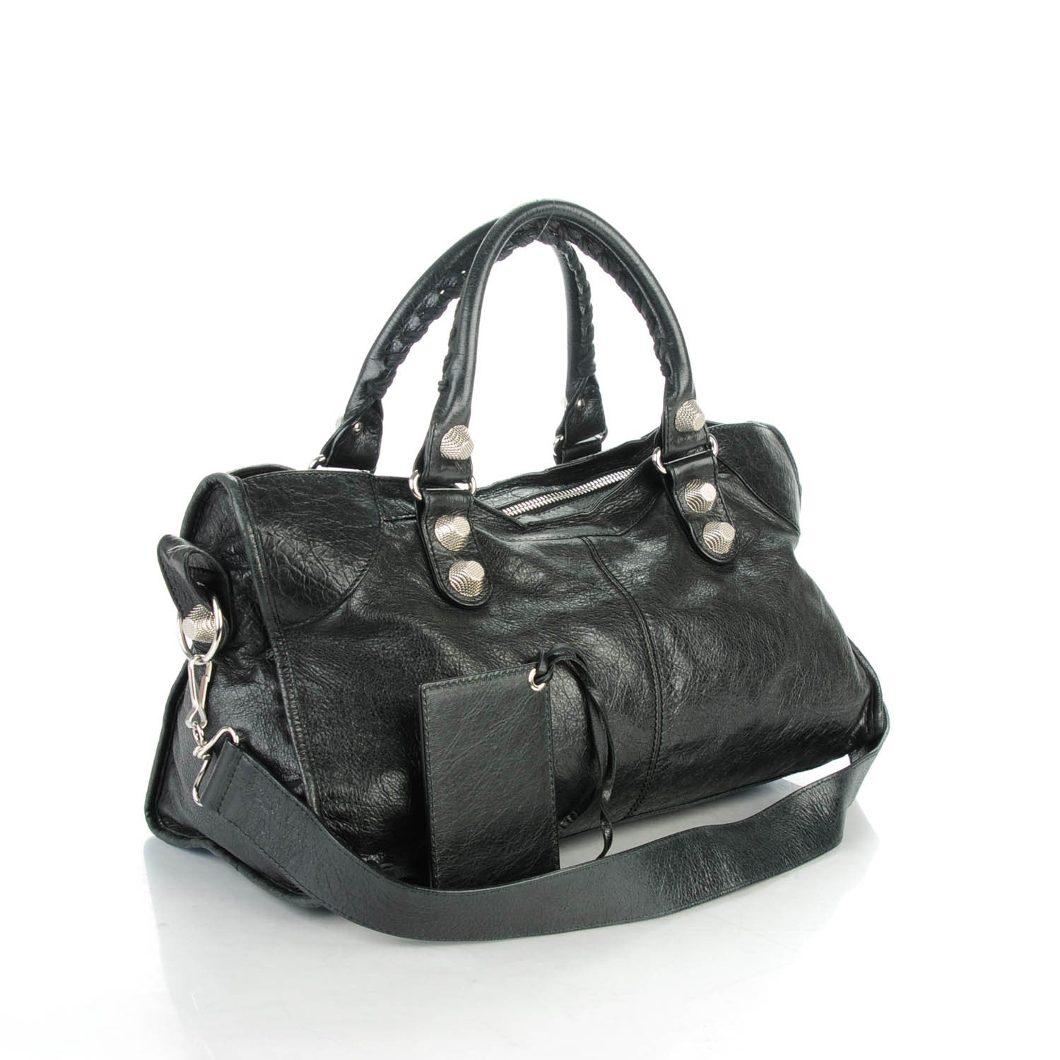 Balenciaga Agneau Giant 21 Silver Hardware Part Time Black 3 of 7