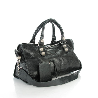 Balenciaga Agneau Giant 21 Silver Hardware Part Time Black 3 of 7
