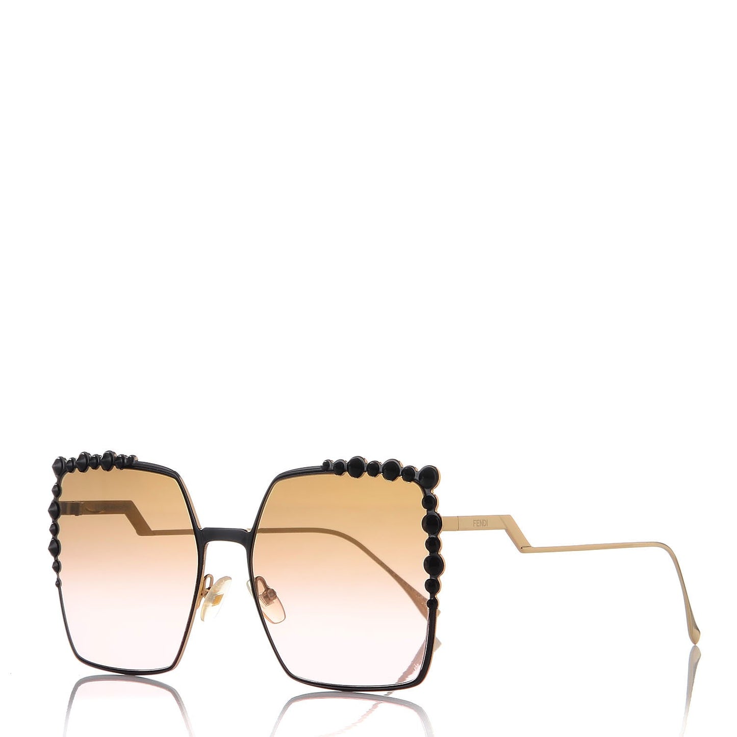 Square Dots Sunglasses FF 0259/S Black