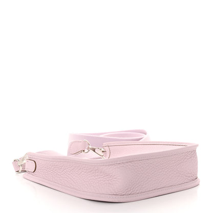 Hermes Taurillon Clemence Evelyne TPM Mauve Pale 4 of 10