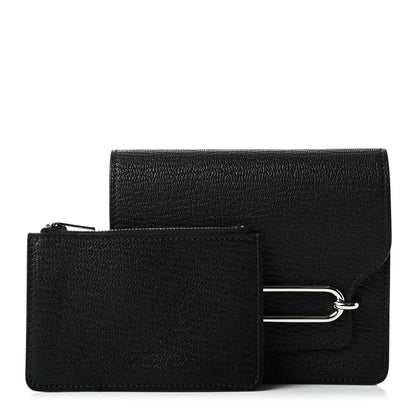 Hermes Chevre Mysore Roulis Slim Wallet Black 3 of 8