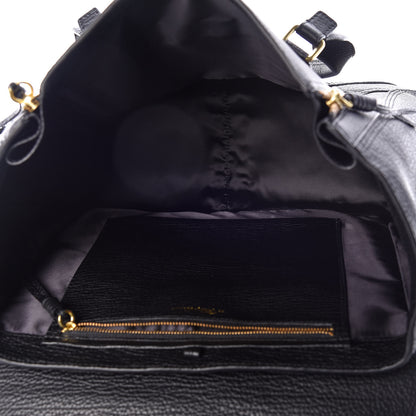 3.1 Phillip Lim 3.1 Textured Calfskin Large Pashli Satchel Black 7 of 9
