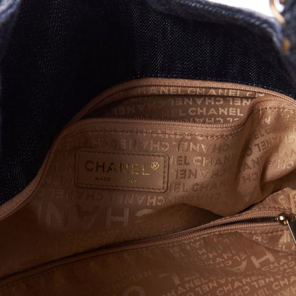 Chanel Denim XL Coco Cabas Tote Blue 8 of 9