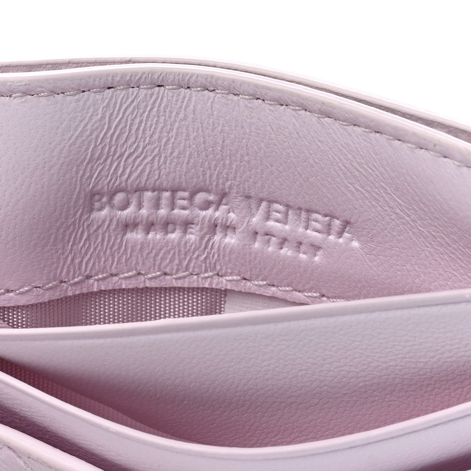 Bottega Veneta Nappa Intrecciato Card Holder Pink 6 of 13