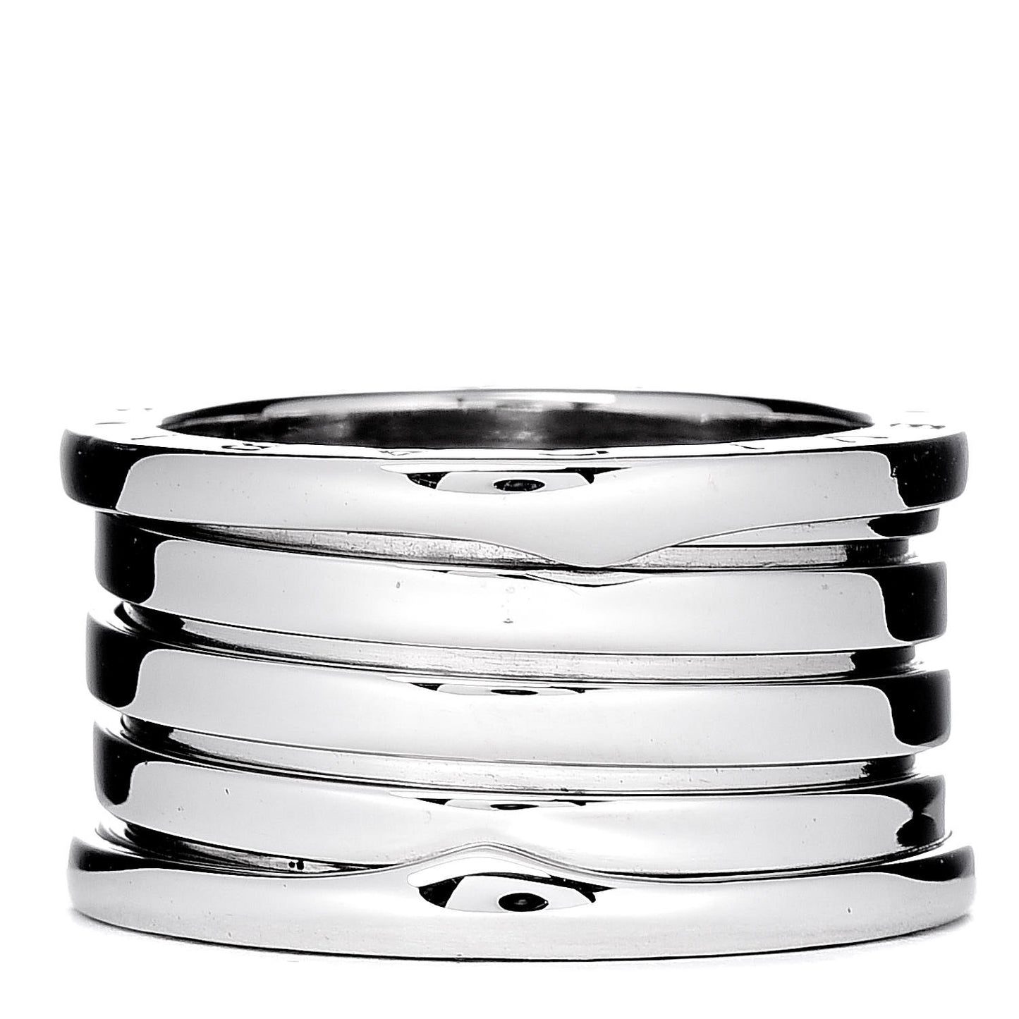 18K White Gold B.Zero1 5 Band Ring 56 7.5
