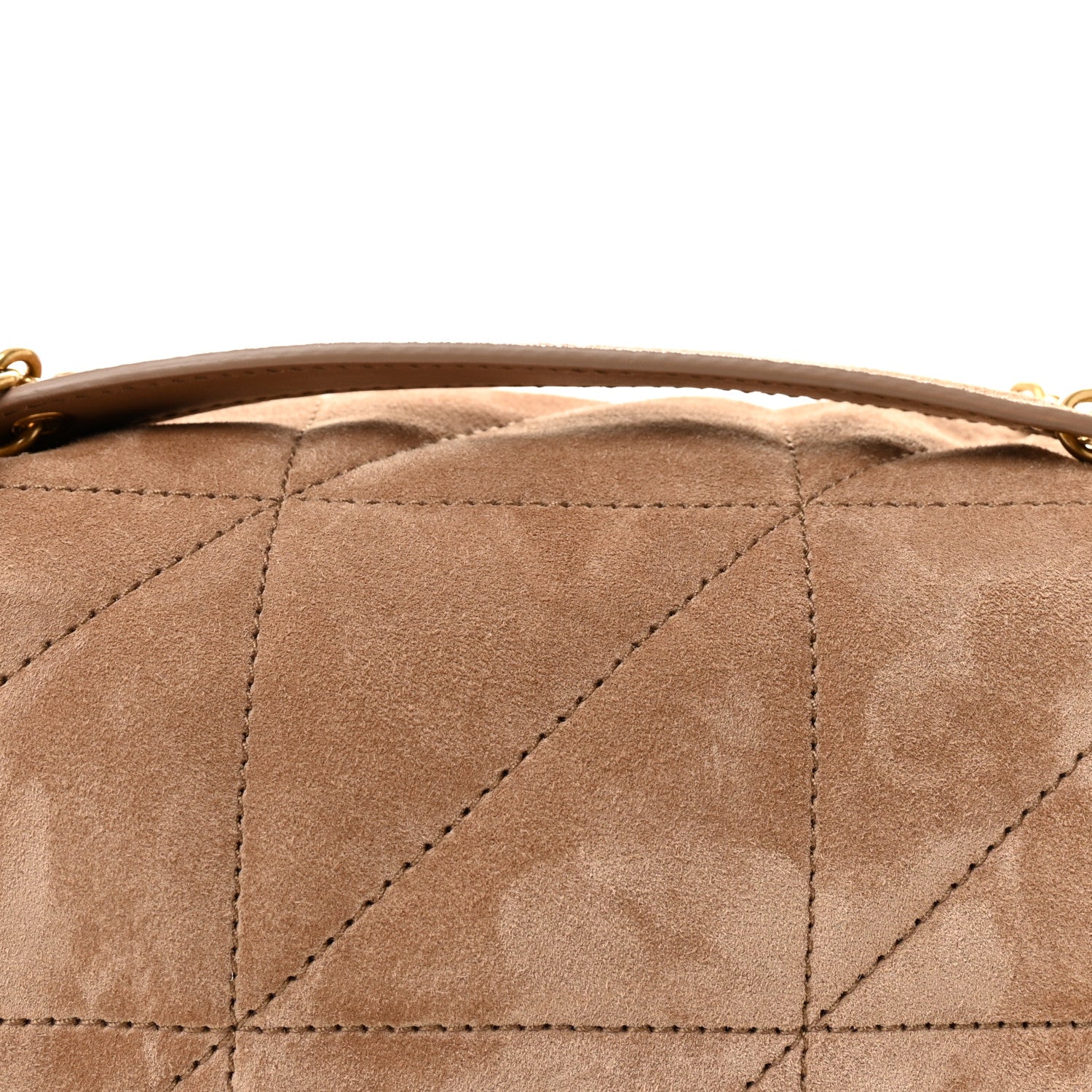 Saint Laurent Suede Matelasse Monogram Mini Jamie 4.3 Whisper Pink 7 of 9