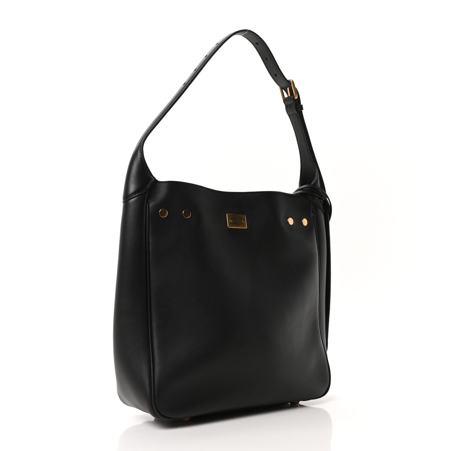 Smooth Calfskin Small Be Air Hobo Black
