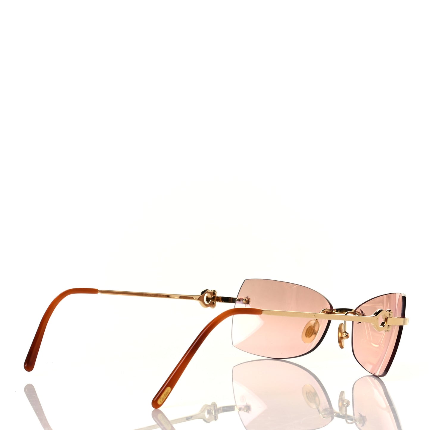 Rimless Sunglasses Pink