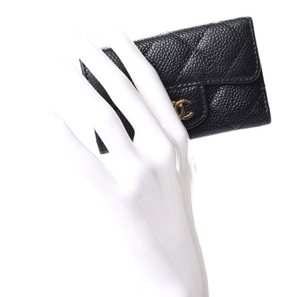 Chanel Caviar Quilted 6 Key Holder Black 2 of 11