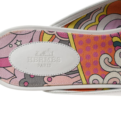Hermes Calfskin Oz Mules 41 White 6 of 7