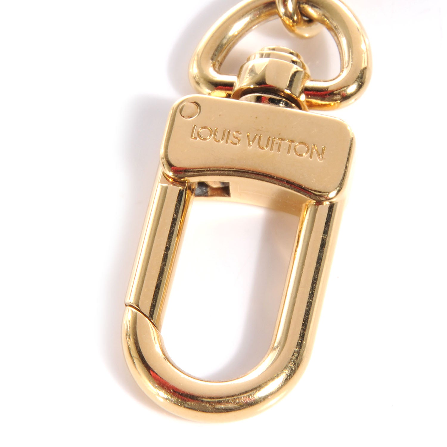 Louis Vuitton Pochette Extender Key Ring Gold 3 of 4
