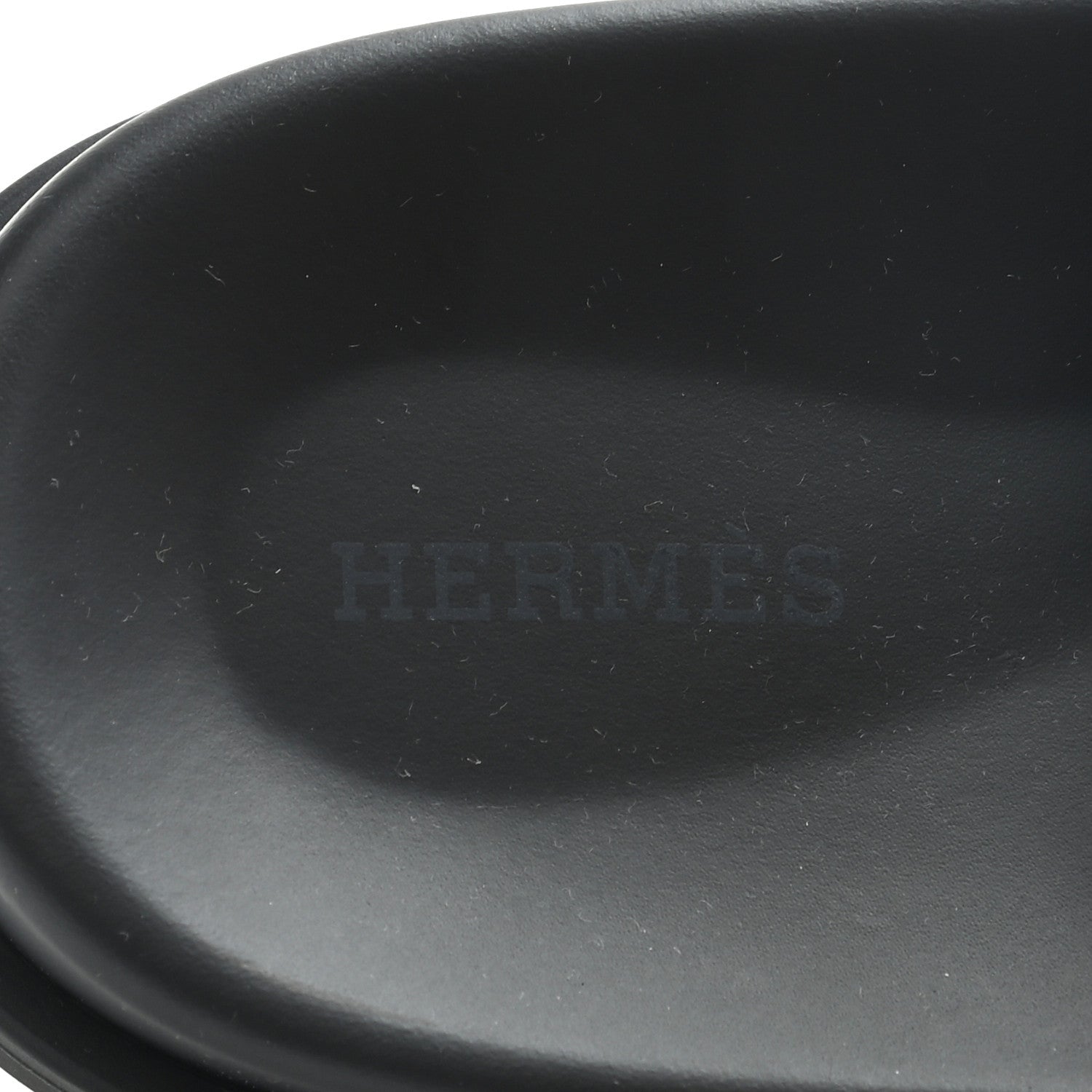 Hermes Calfskin Mens Chypre Sandals 44 Black 6 of 8