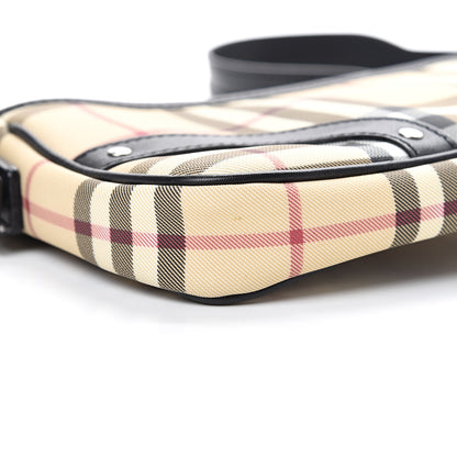 Burberry House Check Studded Shoulder Bag Black 9 of 12
