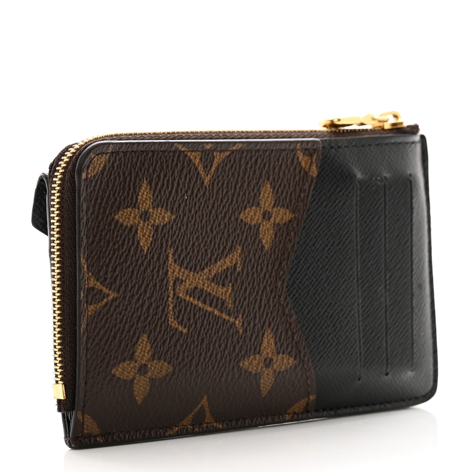 Louis Vuitton Monogram Recto Verso Card Holder Black 3 of 6