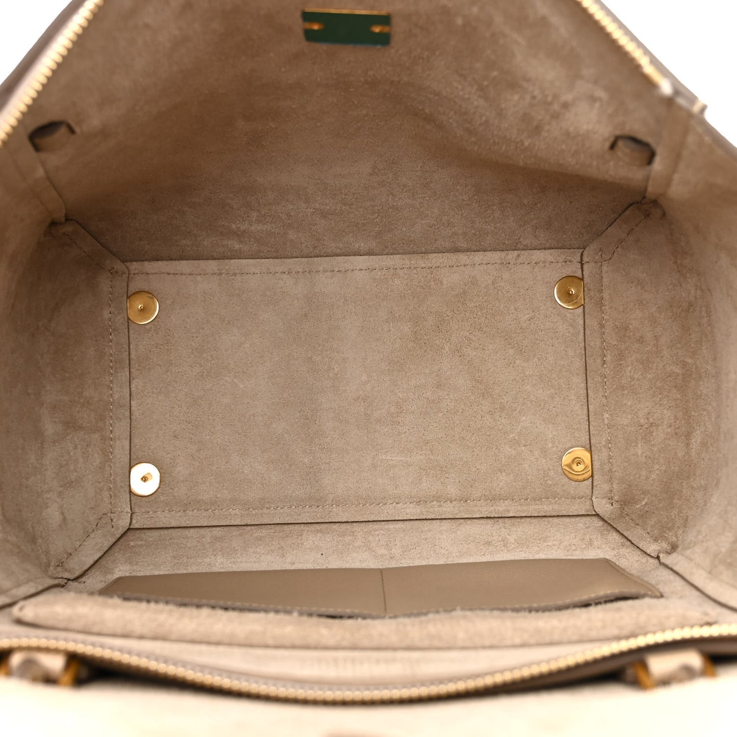 Grained Calfskin Mini Belt Bag Light Taupe