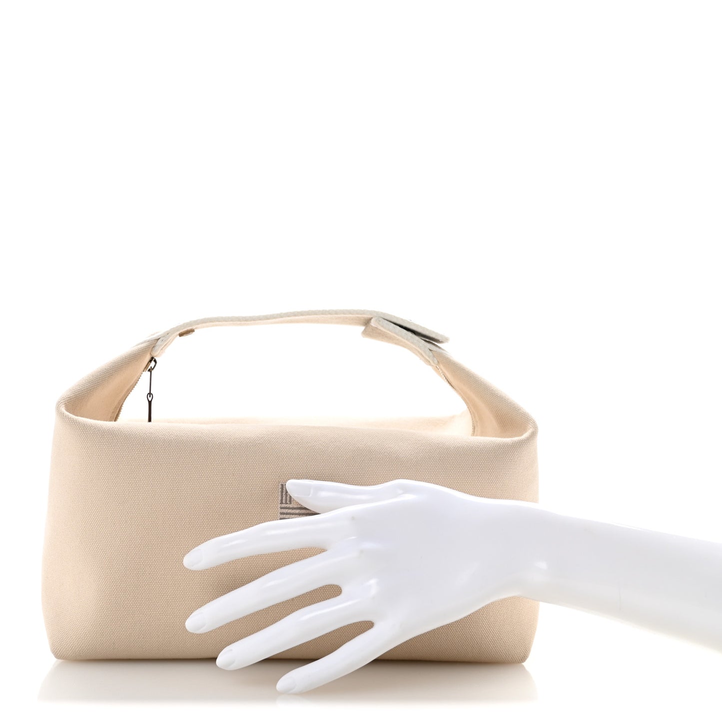 Canvas Large Bride-A-Brac Pouch Natural